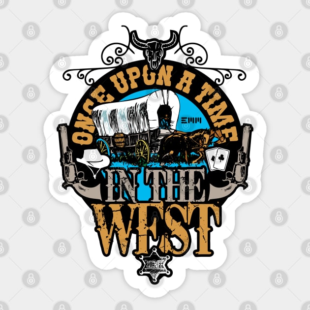 Once Upon A Time In The West Sticker by ArtMofid